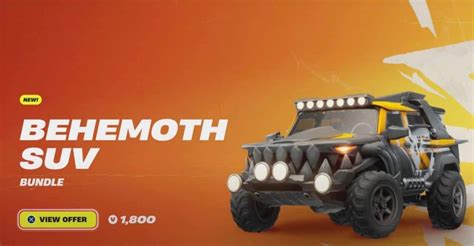 suv fortnite|Behemoth SUV